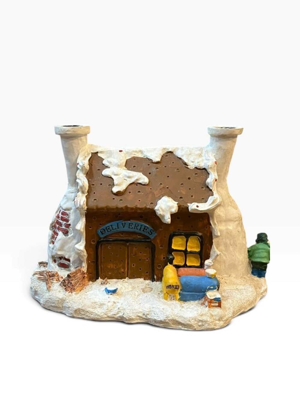 Santas Town At the North Pole Gingerbread Bakery Christmas Village House - Picture 3 of 6